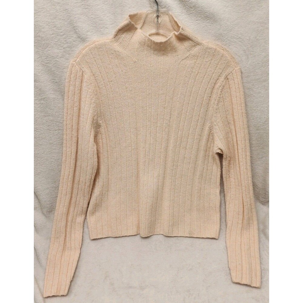 Calvin Klein Ribbed Pullover Sweater Pink Women XL
